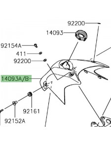 Habillage de réservoir Kawasaki Ninja 650 (2017-2019) | Moto Shop 35