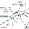 Habillage de réservoir Kawasaki Ninja 650 (2017-2019)