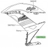 Autocollant inférieur flanc de carénage Kawasaki Ninja 650 KRT Edition (2017-2019)
