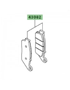 Plaquettes de frein avant Kawasaki Z750 (2007-2012)