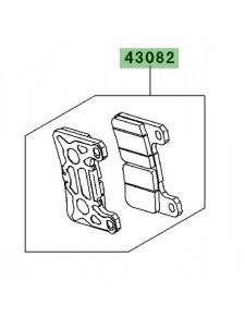 Plaquettes de frein avant Kawasaki Z1000 (2010-2013)