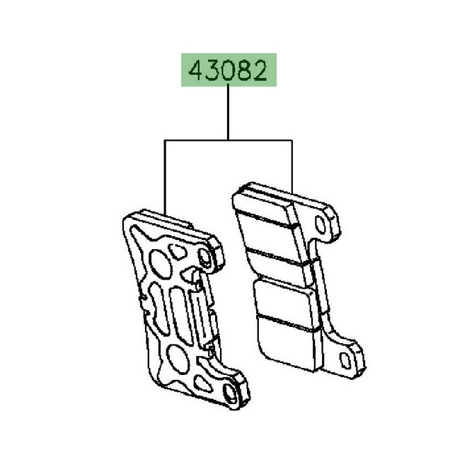 Plaquettes de frein avant Kawasaki Z1000 (2014 et +) | Moto Shop 35