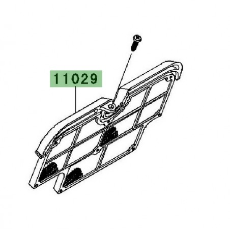 Filtre à air Kawasaki Er-6n (2006-2008) | Réf. 110290008