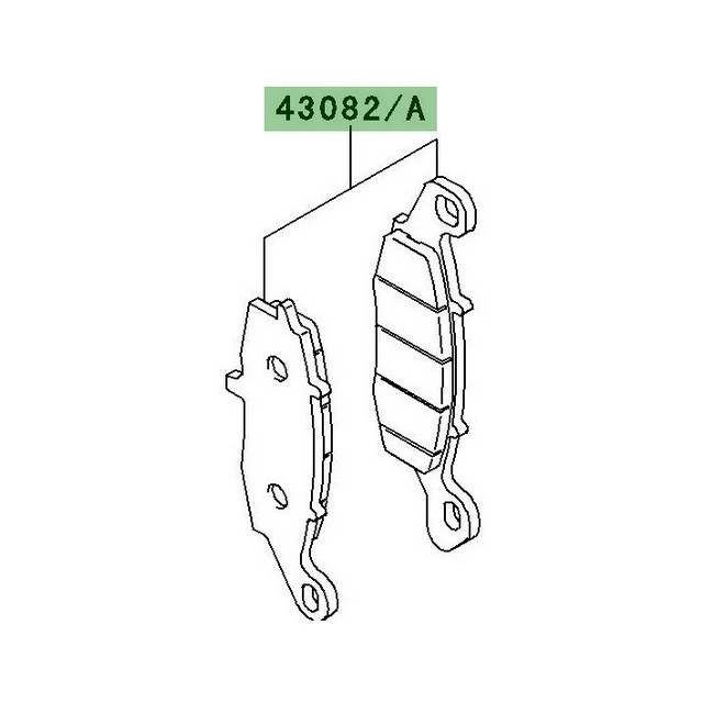  Cyleto Plaquettes de Frein Avant et Arrière pour Kawasaki ER-6f  EX650 EX 650 2006-2011 ER-6n ER 650 ER650 2006-2010