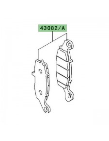 Plaquettes de frein avant Kawasaki Er-6n (2009-2011)