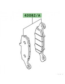 Plaquettes de frein avant Kawasaki Er-6n ABS (2009-2011)