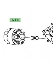 Filtre à huile Kawasaki Ninja H2 SX (2018 et +) | Réf. 160970009