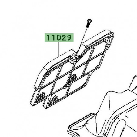 Filtre à air Kawasaki Er-6f (2009-2011) | Réf. 110290011