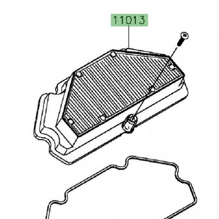Filtre à air Kawasaki Er-6n (2012-2016) | Réf. 110130713