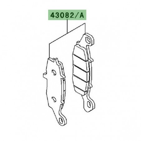 Plaquettes de frein avant Kawasaki Versys 650 (2007-2009) | Moto Shop 35