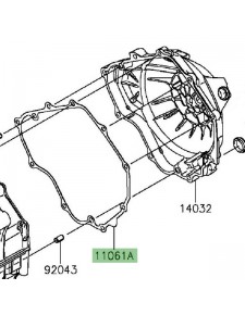 Joint carter d'embrayage Kawasaki Z300 (2015-2016) | Réf. 110611498
