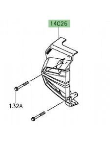 Carter pignon de sortie de boîte Kawasaki Z300 (2015-2016) | Réf. 140260096