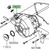 Carter d'alternateur Kawasaki Z300 (2015-2016) | Réf. 140310562