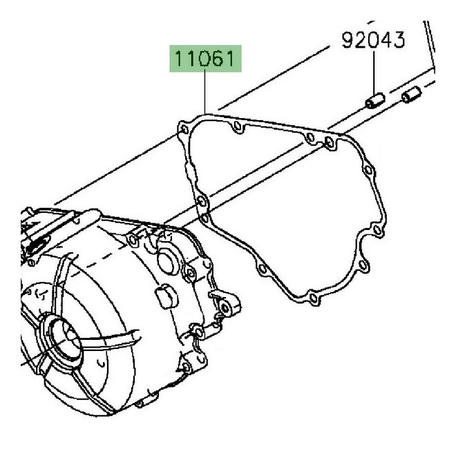 Joint carter d'alternateur Kawasaki Z300 (2015-2016) | Réf. 110610793