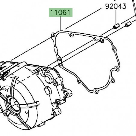Joint carter d'alternateur Kawasaki Z300 (2015-2016) | Réf. 110610793