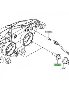 Ampoule H7 optique avant Kawasaki Z300 (2015-2016) | Réf. 920690053