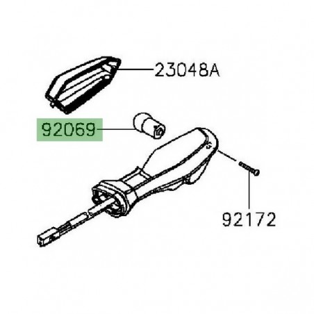 Ampoule clignotants arrière Kawasaki Z300 (2015-2016) | Réf. 920690106