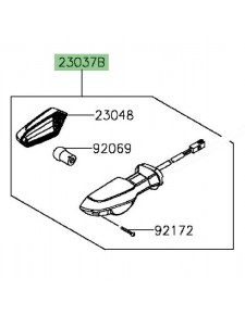 Clignotant avant gauche Kawasaki Z300 (2015-2016) | Réf. 230370308