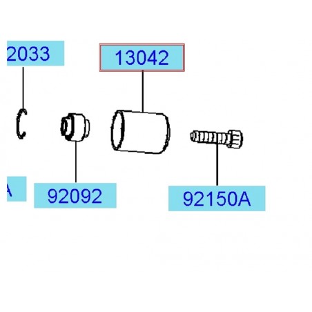 EMBOUT GUIDON ZX600G