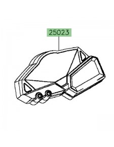 Couvercle de compteur Kawasaki Z300 (2015-2016)