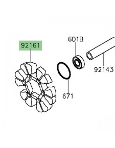 Amortisseur de couple Kawasaki 921610700 | Moto Shop 35