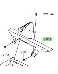 Protège chaîne Kawasaki Z300 (2015-2016) | Réf. 360140555