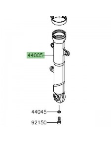 Fourreau de fourche gauche Kawasaki Z300 (2015-2016) | Moto Shop 35