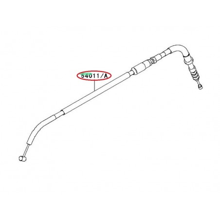 Câble d'embrayage Kawasaki Er-6n (2006-2008) | Réf. 540110083
