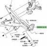 Platine repose-pieds Kawasaki Er-6n (2006-2008)