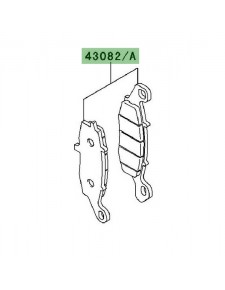 Plaquettes de frein avant Kawasaki Er-6n ABS (2006-2008)