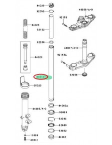 TUBE DE FOURCHE ER6N 440130055