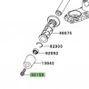 Vis fixation embout de guidon Kawasaki Er-6n (2006-2008)