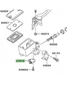 Contacteur de frein avant Kawasaki 270100025 | Moto Shop 35
