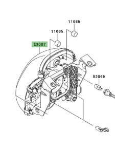 Bloc optique avant Kawasaki Er-6n (2006-2008)