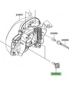 Ampoule H7 optique avant Kawasaki Er-6n (2006-2008)