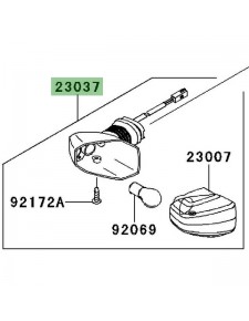 Clignotant avant gauche Kawasaki Er-6n (2006-2008) | Réf. 230370077