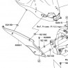 Cache latéral sous réservoir Kawasaki Er-6n (2006-2008)