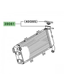 Radiateur Kawasaki Er-6n (2006-2008) | Réf. 390610215