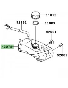 Vase d'expansion Kawasaki Er-6n (2006-2008)