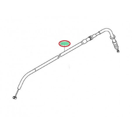 Câble d'embrayage Kawasaki Er-6n (2012-2016) | Réf. 540110570