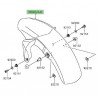 Garde-boue avant Kawasaki Er-6n (2012-2016)