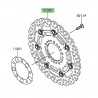 Disque de frein avant droit Kawasaki Er-6n ABS (2012-2016) | Réf. 41080016132L
