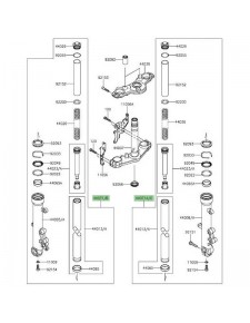 Ensemble fourche Kawasaki Er-6n (2012-2016) | Moto Shop 35