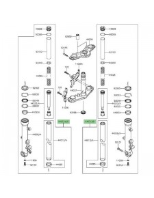 Ensemble fourche Kawasaki Er-6n ABS (2012-2016)