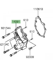 Carter de transmission Kawasaki 140911673 | Moto Shop 35