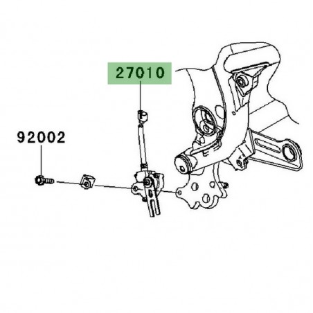 Contacteur de béquille Kawasaki Er-6n (2006-2008) | Réf. 270101455