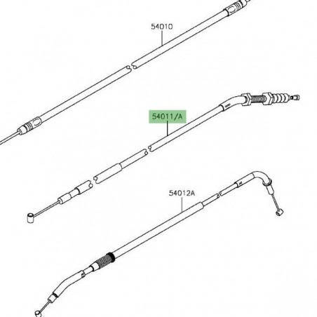 Câble d'embrayage Kawasaki Z800 (2013-2016) | Réf. 540110599