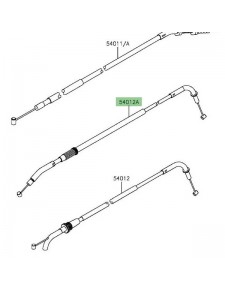 Câble de fermeture des gaz Kawasaki Z800 (2013-2016)