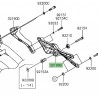 Support moteur Kawasaki Z800 (2013-2016)