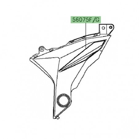 Autocollant cache pivot Kawasaki Z800 (2016) | Moto Shop 35